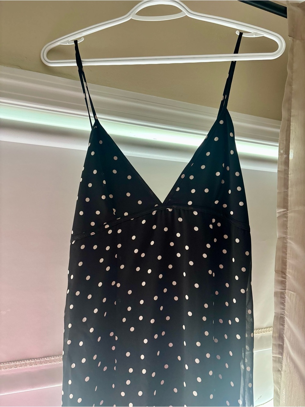 Black Polka Dot Maxi Dress - Picture 2 of 2